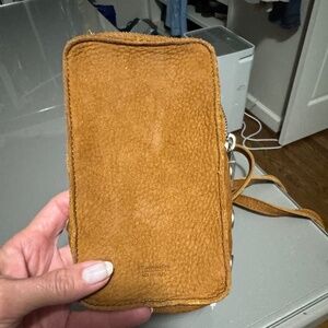 Hammitt Cell phone cross body bag in pebbled leather